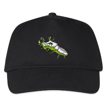 grüner drachen - Kinder Basecap - Schwarz - Vorne