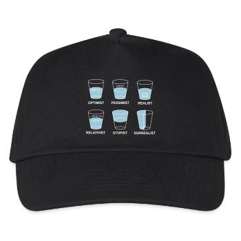 perspektive - Kinder Basecap - Schwarz - Vorne