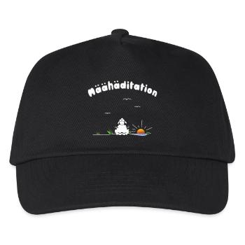 Meditation - Kinder Basecap - Schwarz - Vorne