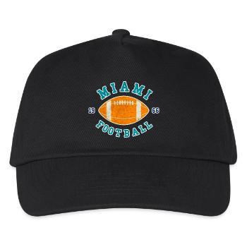 Miami Florida Football - Kids’ Baseball Cap - black - Front