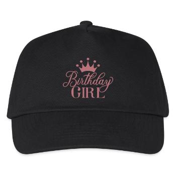 Birthday Girl Cool Birthday Party For Kids Girls - Kids’ Baseball Cap - black - Front