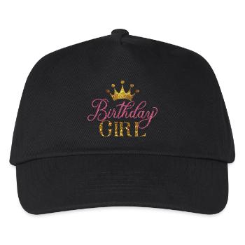 Birthday Girl Cool Birthday Party For Kids Girls - Kids’ Baseball Cap - black - Front