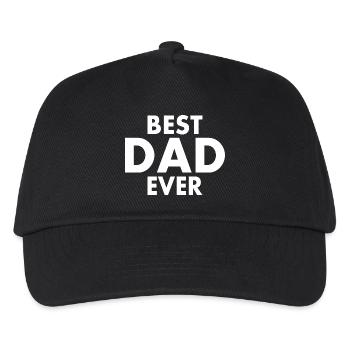 Best dad ever - Kids’ Baseball Cap - black - Front