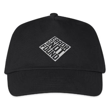 Error 404 not found - Kids’ Baseball Cap - black - Front
