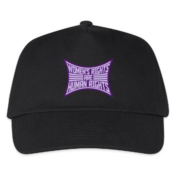 womens rights Feminist Zitat - Kinder Basecap - Schwarz - Vorne