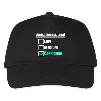 Horoscope Statement Zodiac Sign Heaven Capricorn - Kids’ Baseball Cap - black - Front