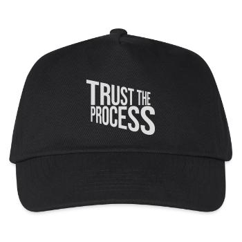 faire confiance au processus Devis - Casquette de baseball Enfant - noir - Devant