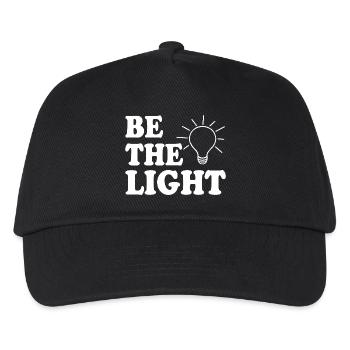 Be the light - Kids’ Baseball Cap - black - Front