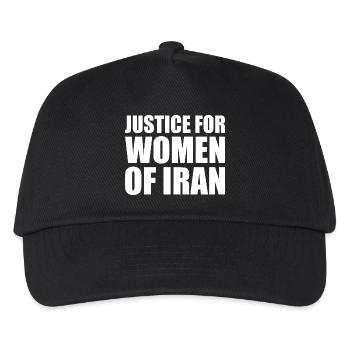 Justice for women of iran - Kids’ Baseball Cap - black - Front