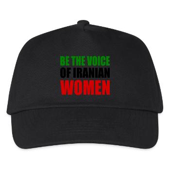 Be the voice of iranian women - Kids’ Baseball Cap - black - Front