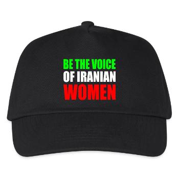 Be the voice of iranian women - Kids’ Baseball Cap - black - Front