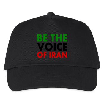 Be the voice of iran - Kids’ Baseball Cap - black - Front