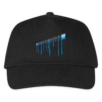 Binary Code Program Language - Kids’ Baseball Cap - black - Front