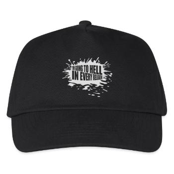 in going to hell - Kids’ Baseball Cap - black - Front