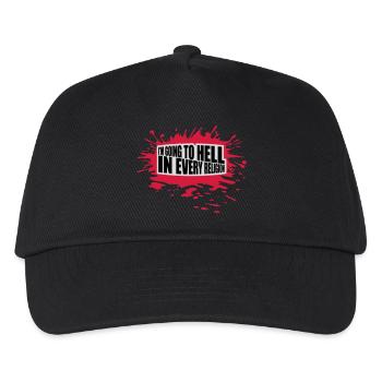in going to hell - Kids’ Baseball Cap - black - Front