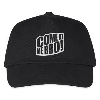 come at me bro - Kids’ Baseball Cap - black - Front