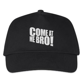 come at me bro - Kids’ Baseball Cap - black - Front