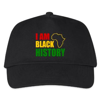 I am black history - Kinder Basecap - Schwarz - Vorne