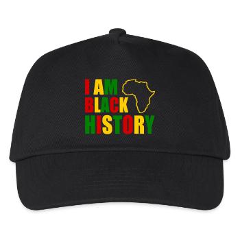 I am black history - Kinder Basecap - Schwarz - Vorne
