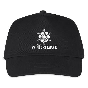 Winter Flake - Vocabulary - Forgotten Words - Kids’ Baseball Cap - black - Front