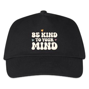 Psychische Gesundheit Mental Health - Kids’ Baseball Cap - black - Front