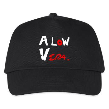 A low vera - Kids’ Baseball Cap - black - Front