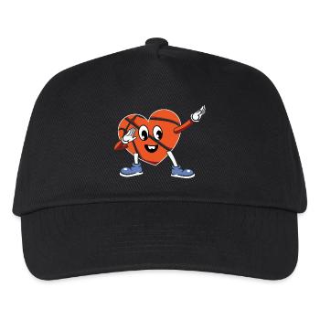 Basketball basketball players - Kids’ Baseball Cap - black - Front