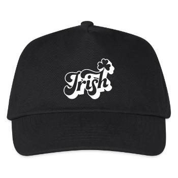 St. Patrick's Day Geschenk Kleeblatt Männer, Frauen, Kinder - Kinder Basecap - Schwarz - Vorne