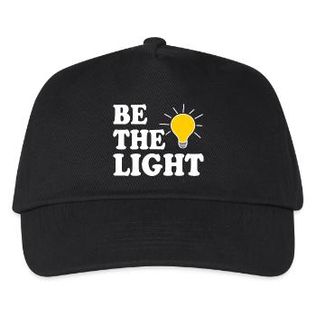Be the light - Kids’ Baseball Cap - black - Front