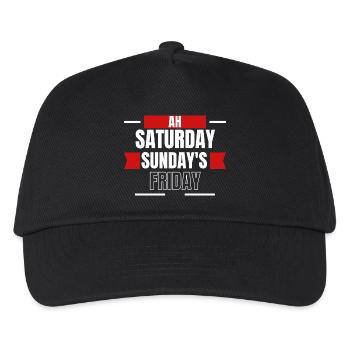 Ah Weekend Days Mashup Tee - Kinder Basecap - Schwarz - Vorne