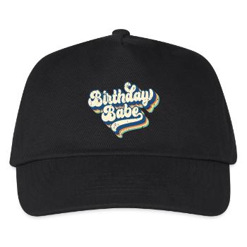 Anniversaire Babe Matching Group Cadeau de fête d’anniversaire - Casquette de baseball Enfant - noir - Devant