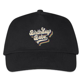 Anniversaire Babe Matching Group Cadeau de fête d’anniversaire - Casquette de baseball Enfant - noir - Devant