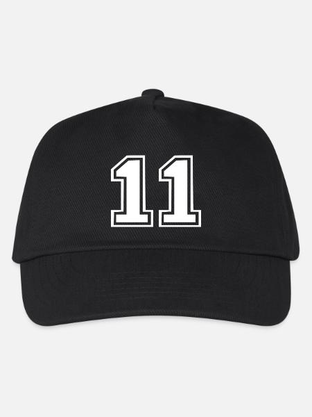 11 - Kinder Basecap - Schwarz