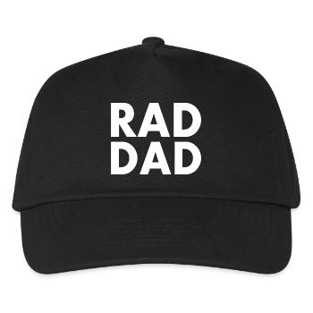 Rad dad - Kinder Basecap - Schwarz - Vorne