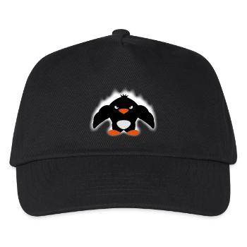 Drôle de biceps musculaire pingouin bodybuilder - Casquette de baseball Enfant - noir - Devant