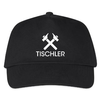 Werkzeuge Tischler Symbol Logo icon Betrieb Hammer - Kinder Basecap - Schwarz - Vorne