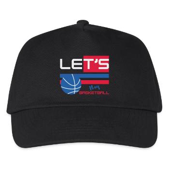 Lest's Play Basketball - Player Basketball - Kids’ Baseball Cap - black - Front