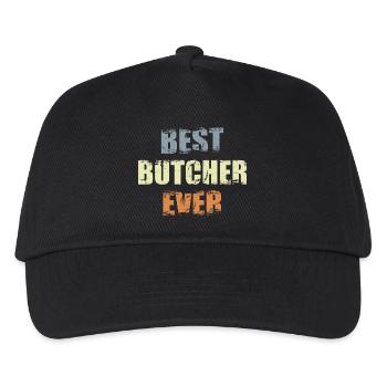 Bester Metzger aller Zeiten - Kinder Basecap - Schwarz - Vorne