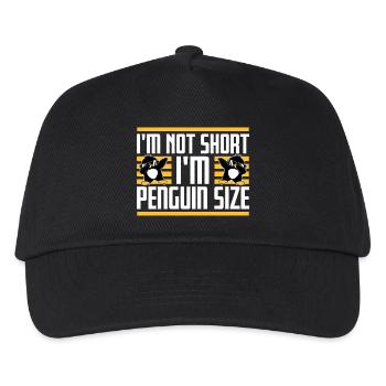Je ne suis pas petit, je suis pingouin taille Dabbing Dab Dance - Casquette de baseball Enfant - noir - Devant