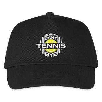 Désolé ne peut pas Tennis Bye citation drôle Sport Dire - Casquette de baseball Enfant - noir - Devant