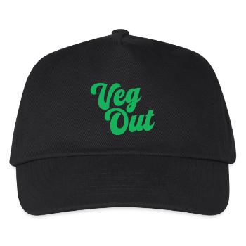Veg Out - Kids’ Baseball Cap - black - Front