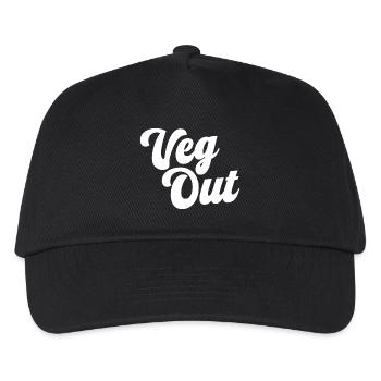 Veg Out - Kids’ Baseball Cap - black - Front