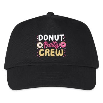 Donut-Party-Matching - Kinder Basecap - Schwarz - Vorne