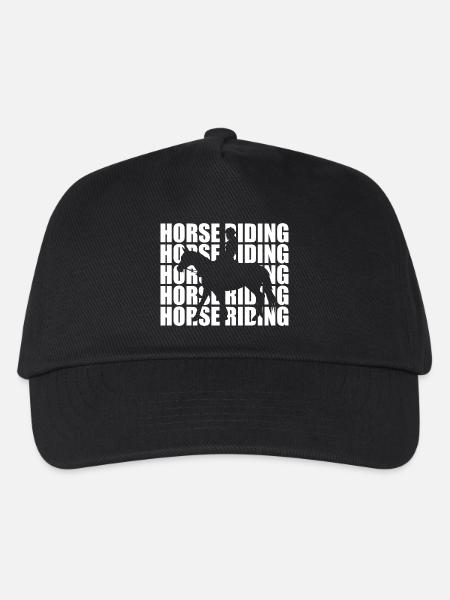 Horse Riding - Kinder Basecap - Schwarz