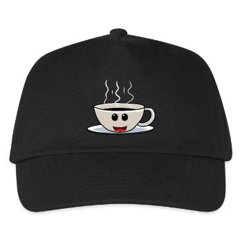 Good Morning Coffee Caffeine Coffee Mug Friendly - Kids’ Baseball Cap - black - Front
