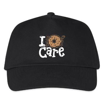 Donut Donut-Wortspiel - Kinder Basecap - Schwarz - Vorne