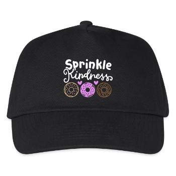 Donut gegen Mobbing - Kinder Basecap - Schwarz - Vorne