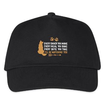 Hundeliebhaber Hundebesitzer - Kinder Basecap - Schwarz - Vorne