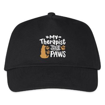 Hundeliebhaber Hundebesitzer - Kinder Basecap - Schwarz - Vorne