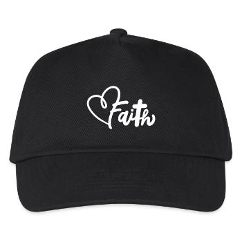 Christlich Glaube Religiös - Kinder Basecap - Schwarz - Vorne